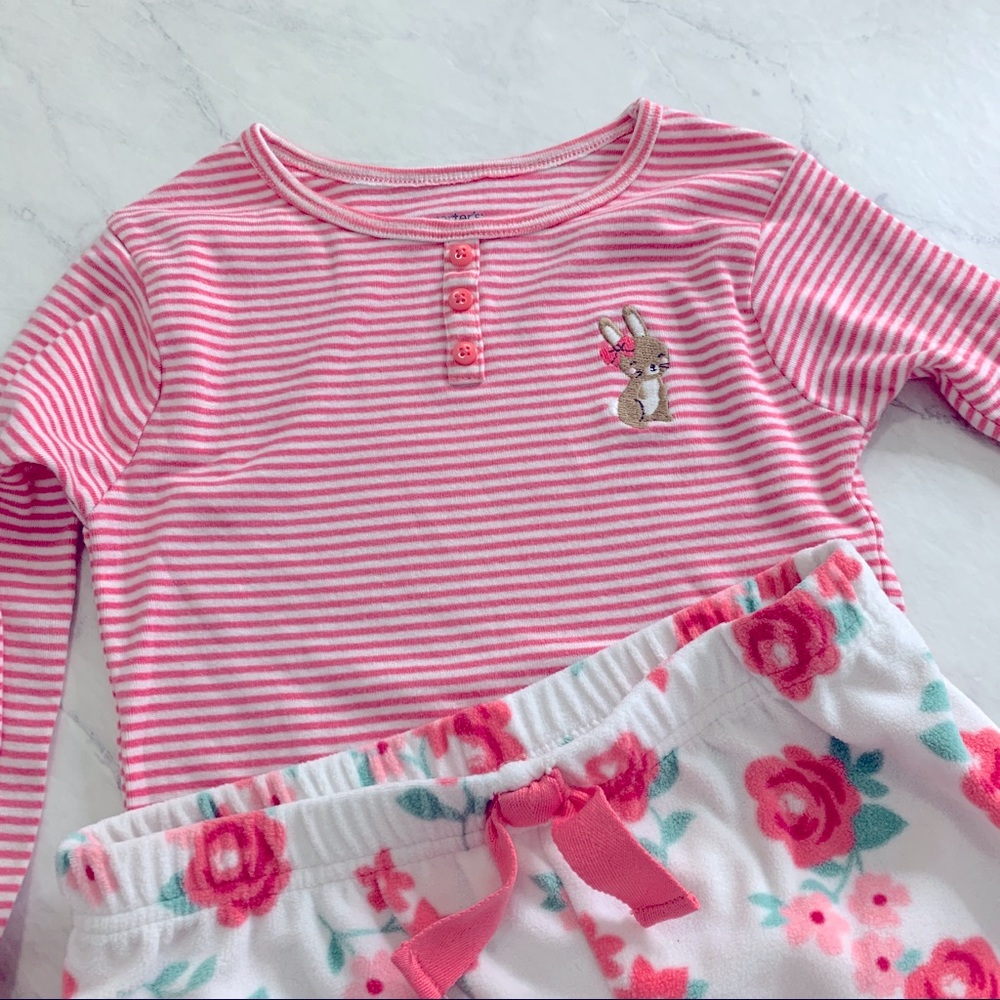 Carter’s girl pajamas two piece size 7